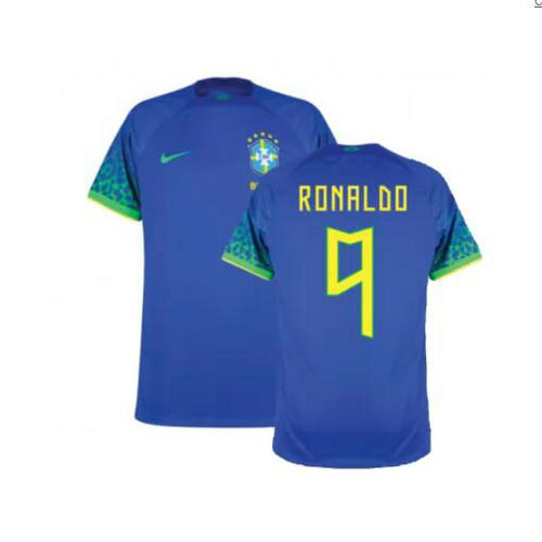 brésil exterieur maillots de foot 2022 ronaldo 9 homme