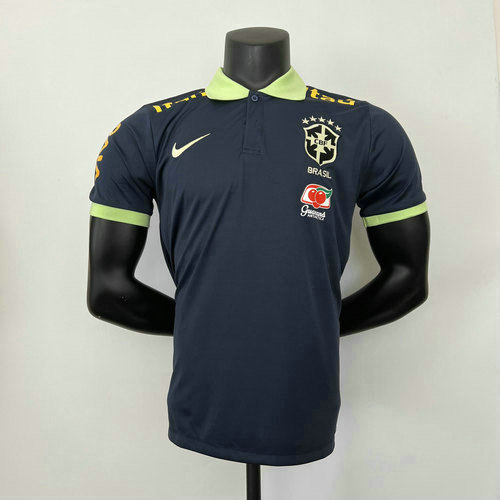 brésil maillots de foot 2023-2024 bleu royal bleu royal homme
