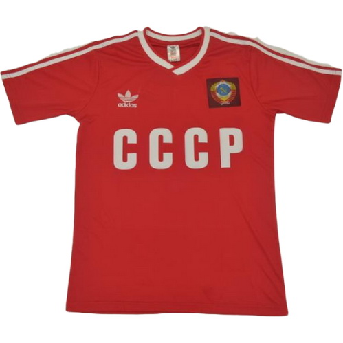 cccp domicile maillots de foot 1986-1987 rouge homme