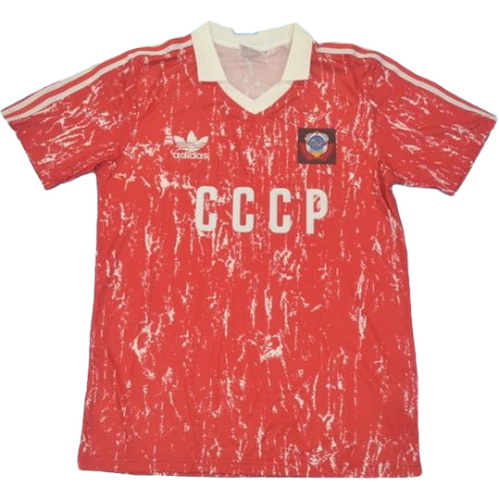 cccp domicile maillots de foot 1990 rouge homme