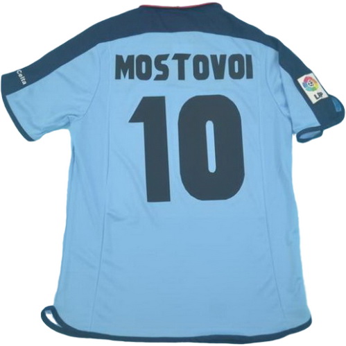 celta vigo domicile maillots de foot 2003-2004 mostovoi 10 bleu homme