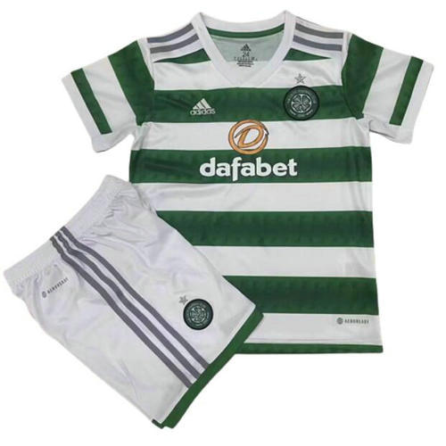 celtic glasgow domicile maillots de foot 2022-2023 enfants