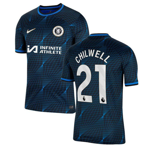 chelsea maillots de foot 2023-2024 exterieur chilwell 21 homme