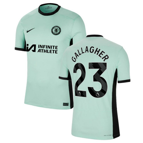 chelsea maillots de foot 2023-2024 terza gallagher 23 homme