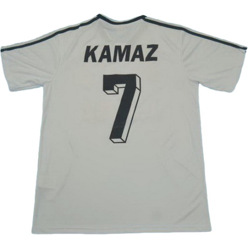 colo-colo domicile maillots de foot 1991 kamaz 7 blanc homme