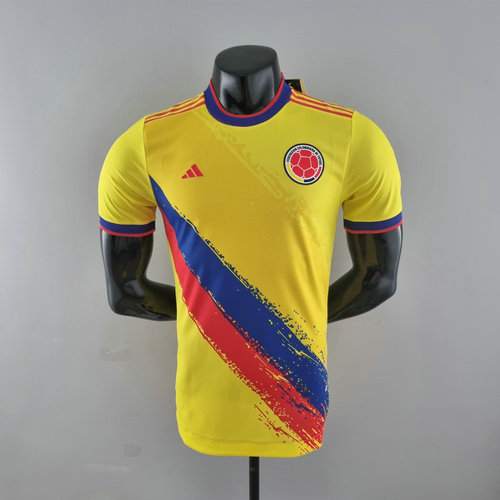 colombie special edition maillots de foot 2022-2023 jaune player version homme