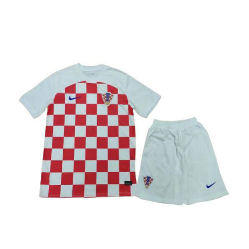 croatie domicile maillots de foot 2022-2023 enfant