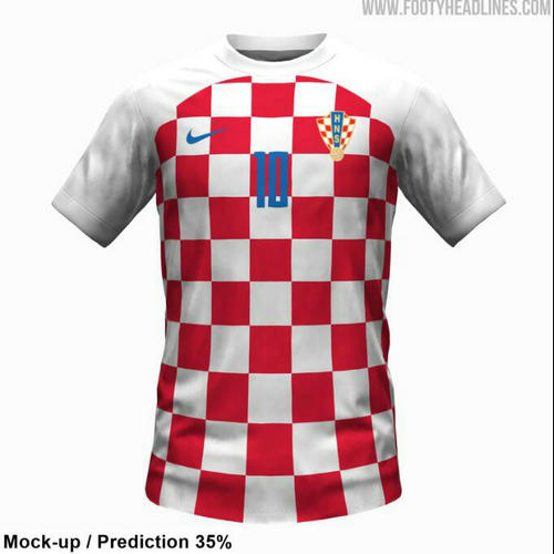 croatie domicile maillots de foot 2022-2023 thaïlande homme