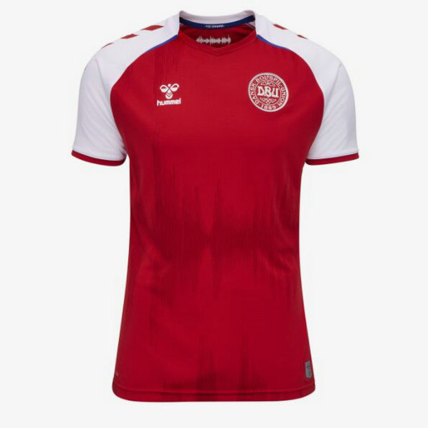 danemark domicile maillots de foot 2020 thaïlande rouge homme