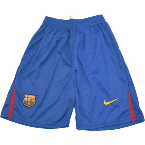 fc barcelone domicile shorts de foot 2008-2009 bleu homme