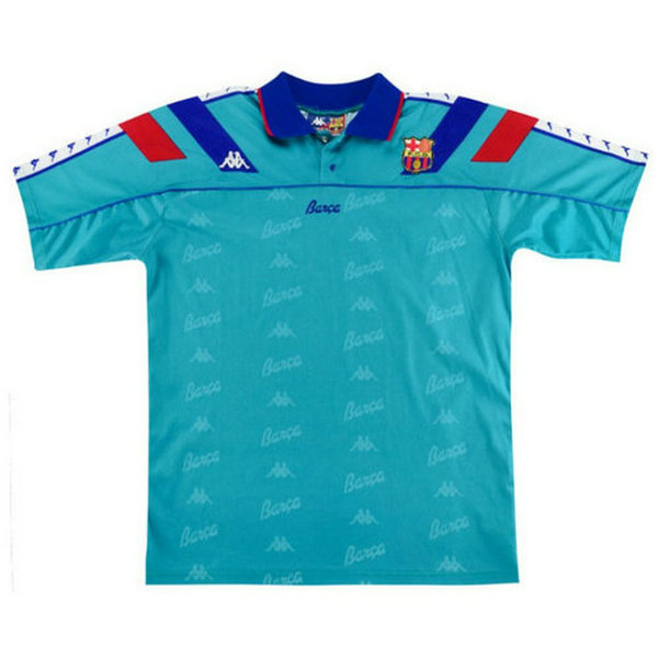 fc barcelone exterieur maillots de foot 1992-1995 bleu homme