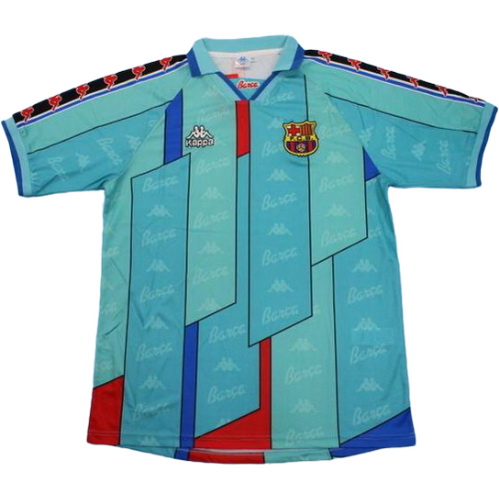 fc barcelone exterieur maillots de foot 1996-1997 vert homme