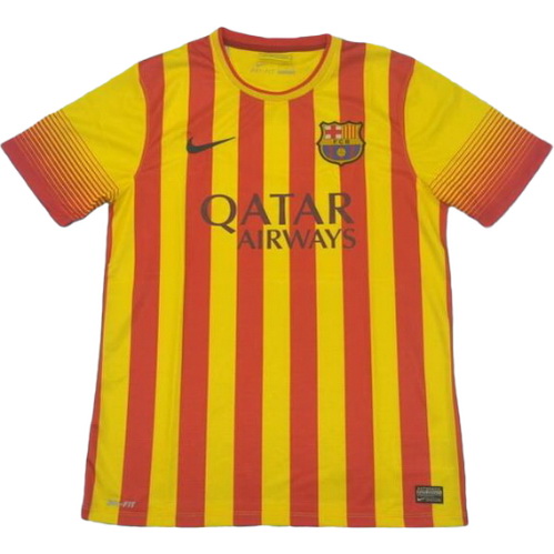 fc barcelone exterieur maillots de foot 2013-2014 jaune homme