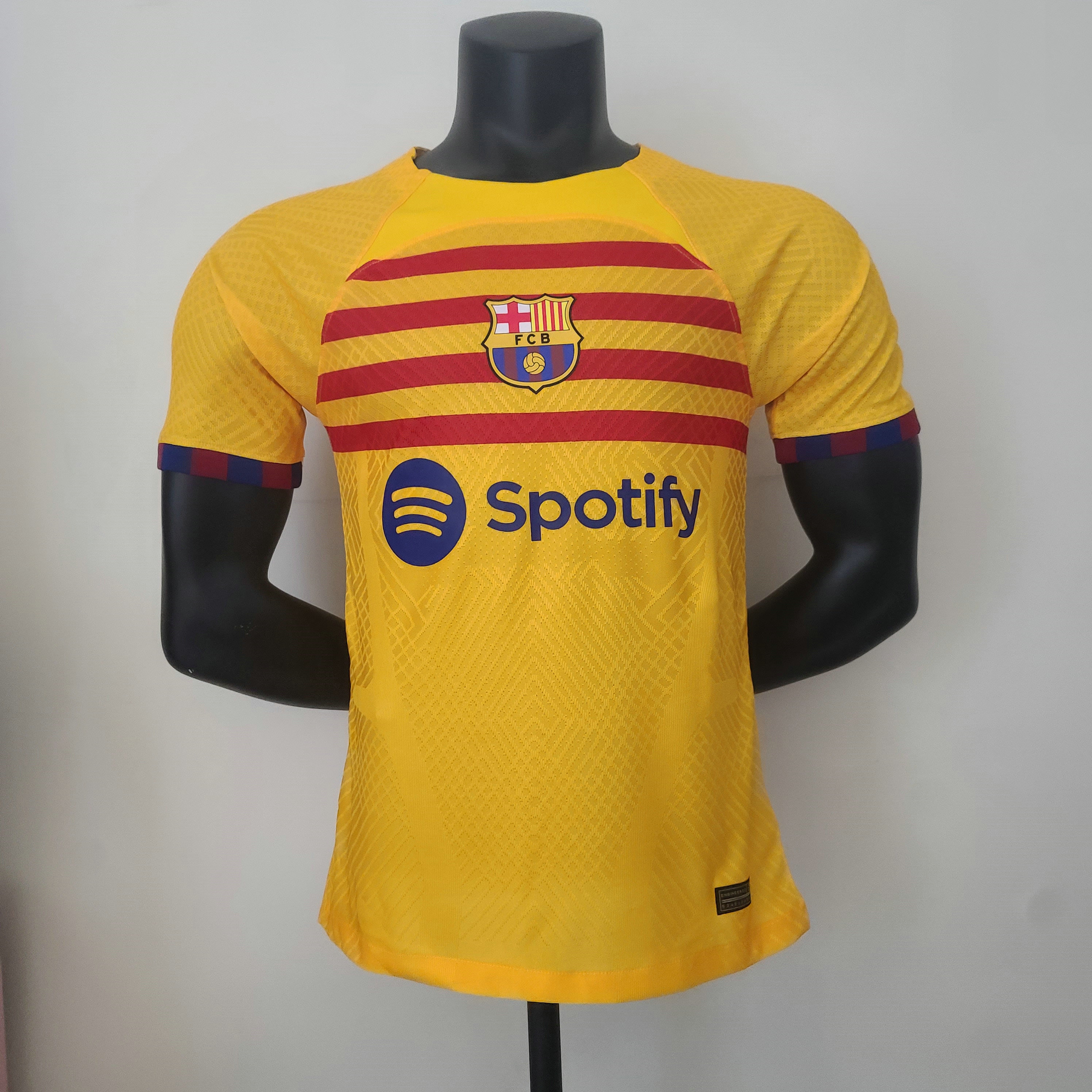 fc barcelone fourth maillots de foot 2022-2023 player version homme