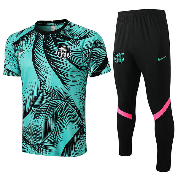 fc barcelone moda maillots formation de foot 2021 2022 ensemble vert homme