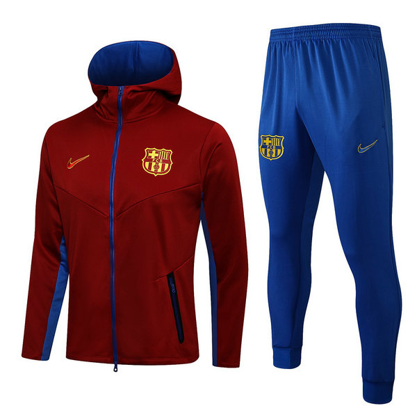 fc barcelone moda vestes de foot 2021 2022 ensemble rouge homme