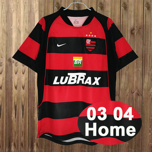 flamengo domicile maillots de foot 2003-2004 homme