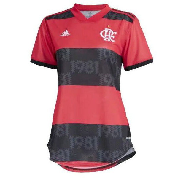 flamengo domicile maillots de foot 2021 2022 rouge femmes