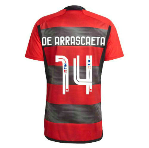 flamengo domicile maillots de foot 2023-2024 de arrascaeta 14 homme