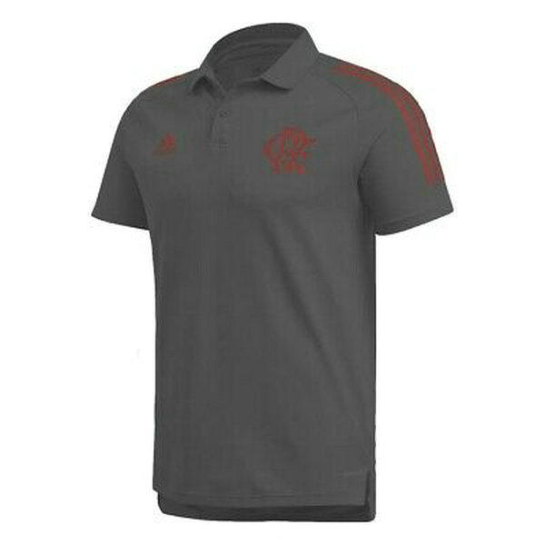 flamengo domicile maillots polo de foot 2021 2022 gris homme