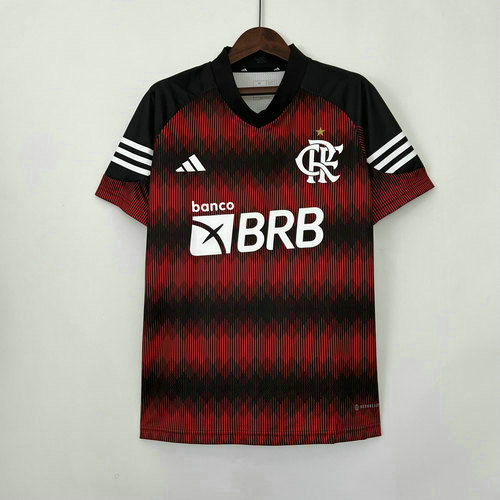 flamengo special edition maillots de foot 2023-2024 noir rouge noir rouge homme