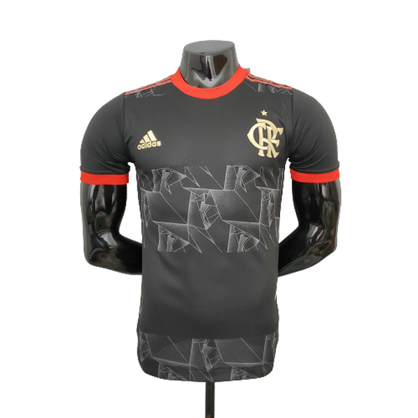 flamengo troisième maillots de foot 2021 2022 player noir homme