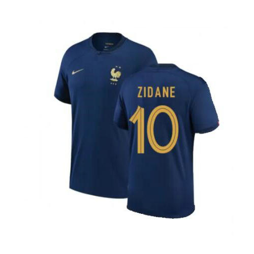 france domicile maillots de foot 2022 zidane 10 homme