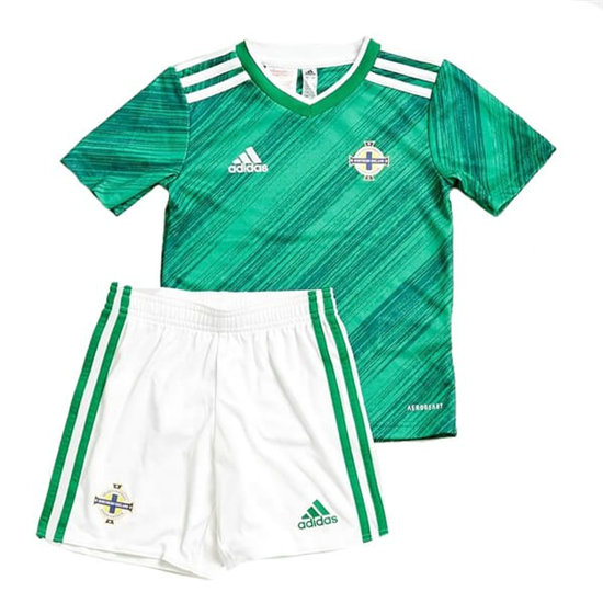 irlande du nord domicile maillots de foot 2020-2021 vert enfants