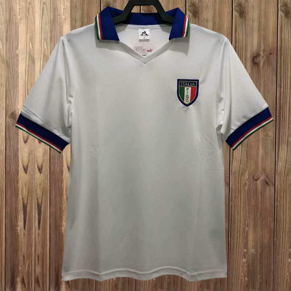 italie exterieur maillots de foot 1982 blanc homme