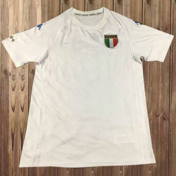 italie exterieur maillots de foot 2000 blanc homme
