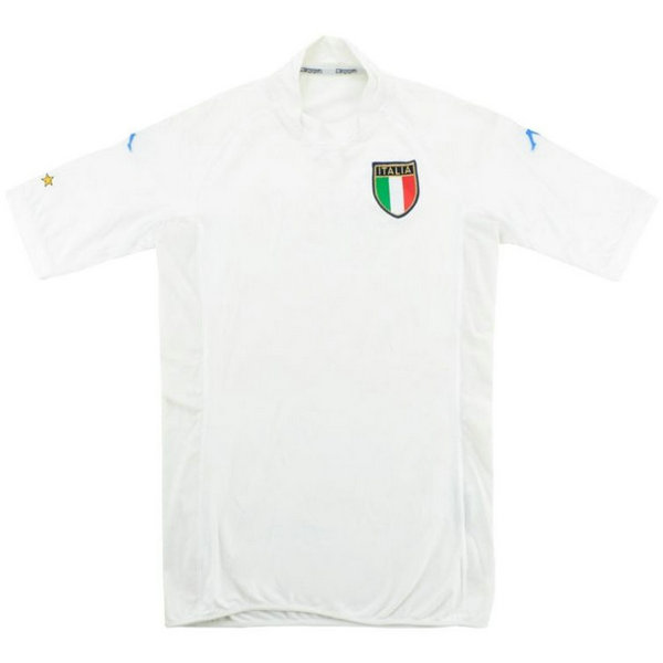 italie exterieur maillots de foot 2002 blanc homme