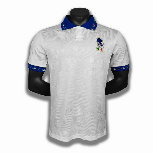 italie exterieur player maillots de foot 1994 blanc homme