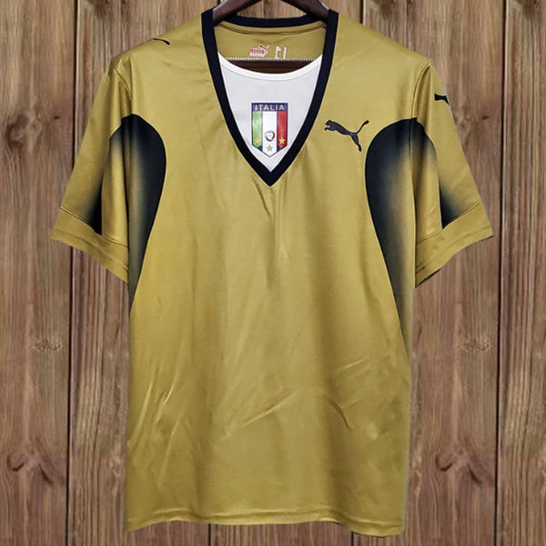 italie gardien maillots de foot 2006 jaune homme