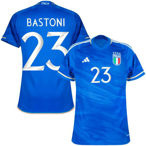 italie maillots de foot 2023-2024 domicile bastoni 23 pas cher homme