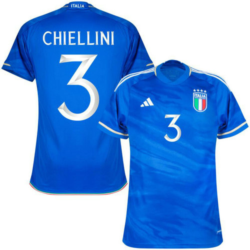 italie maillots de foot 2023-2024 domicile chiellini 3 pas cher homme