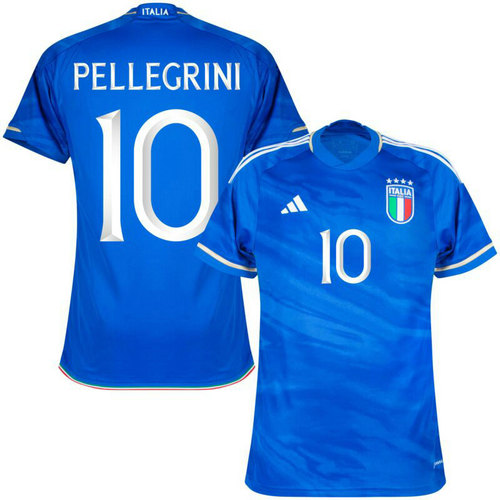 italie maillots de foot 2023-2024 domicile pellegrini 10 pas cher homme