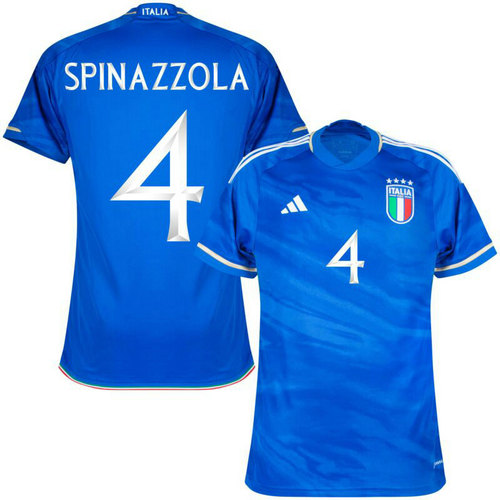 italie maillots de foot 2023-2024 domicile spinazzola 4 pas cher homme