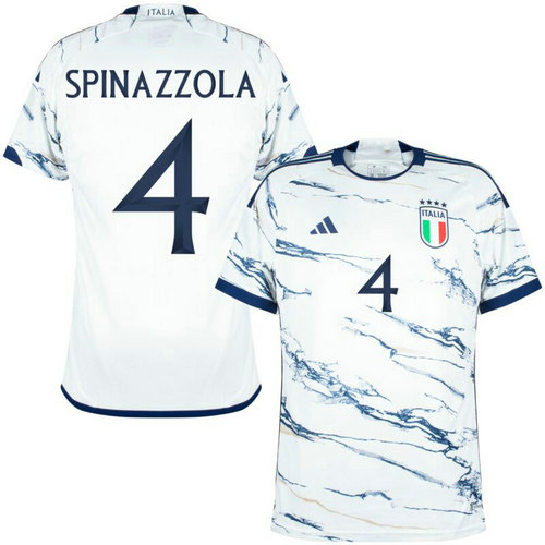 italie maillots de foot 2023-2024 exterieur spinazzola 4 pas cher homme