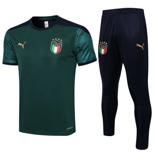 italie moda maillots formation de foot 2021 2022 ensemble vert homme
