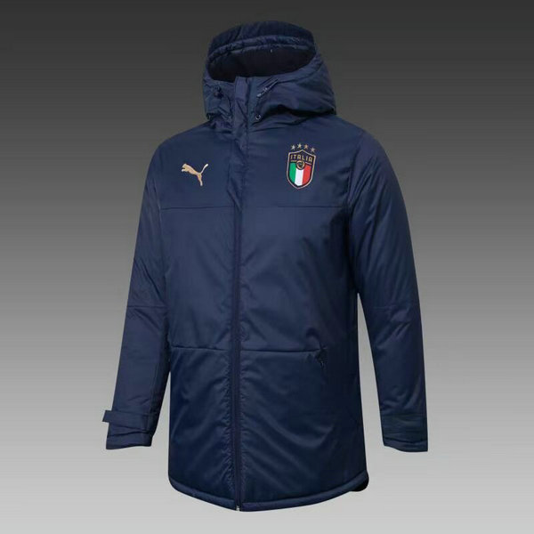 italie moda manteau cotons de foot 2021 2022 bleu homme