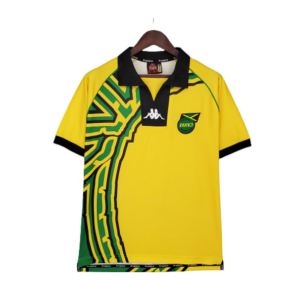 jamaica domicile maillots de foot 1998 jaune homme