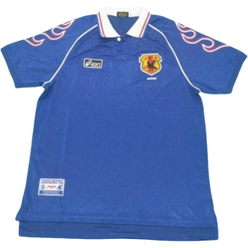 japon domicile maillots de foot copa mundial 1998 bleu homme