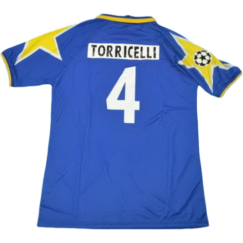 juventus exterieur maillots de foot 1995-1996 torricelli bleu homme