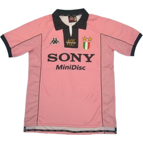 juventus troisième maillots de foot 1997-1998 rose homme