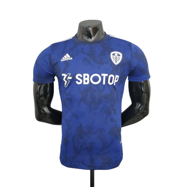 leeds united exterieur maillots de foot 2021 2022 player bleu homme