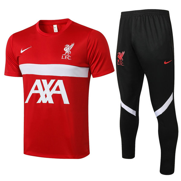 liverpool moda maillots formation de foot 2021 2022 ensemble rouge homme