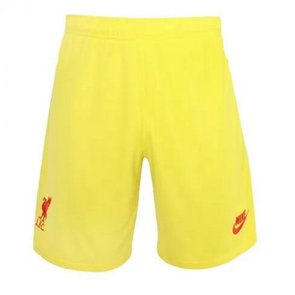 liverpool troisième shorts de foot 2021 2022 jaune homme