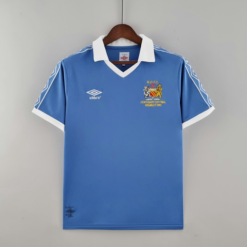 manchester city domicile maillots de foot 1981-1982 homme