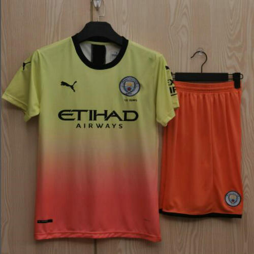 manchester city exterieur ensemble maillots de foot 2019-2020 homme