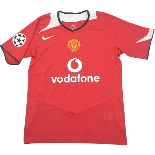 manchester united domicile maillots de foot lega 2006-2007 rouge homme